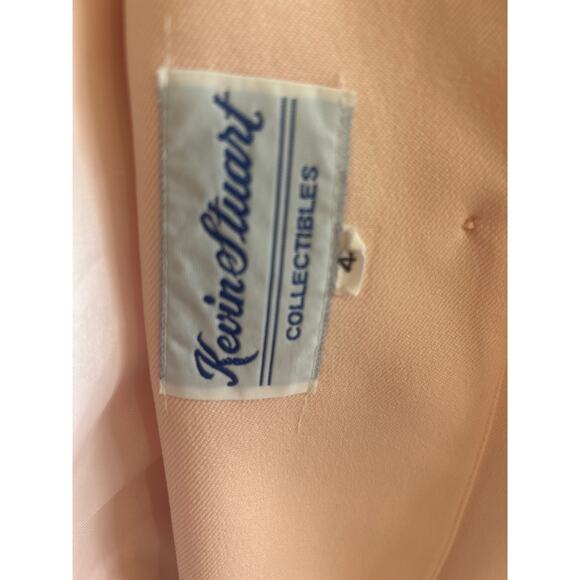 Baby pink polyester 70s disco suit vintage - Picture 7 of 7